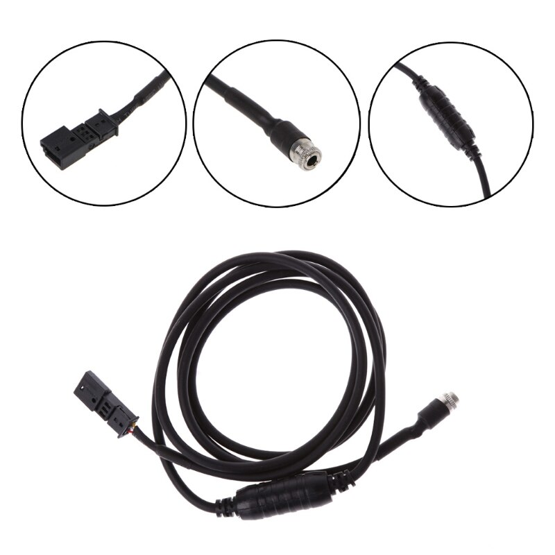 AUX Input Adapter Female 3 pin Cable for bmw E39 E53 E46 X5 BM54 16:9