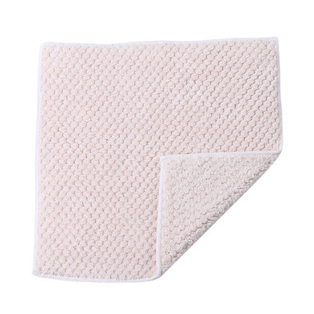 1pc köksstädhanddukar anti-fett torktrasor effektiv superabsorberande rengöringsduk i mikrofiber hushållsdisk: Vit 2