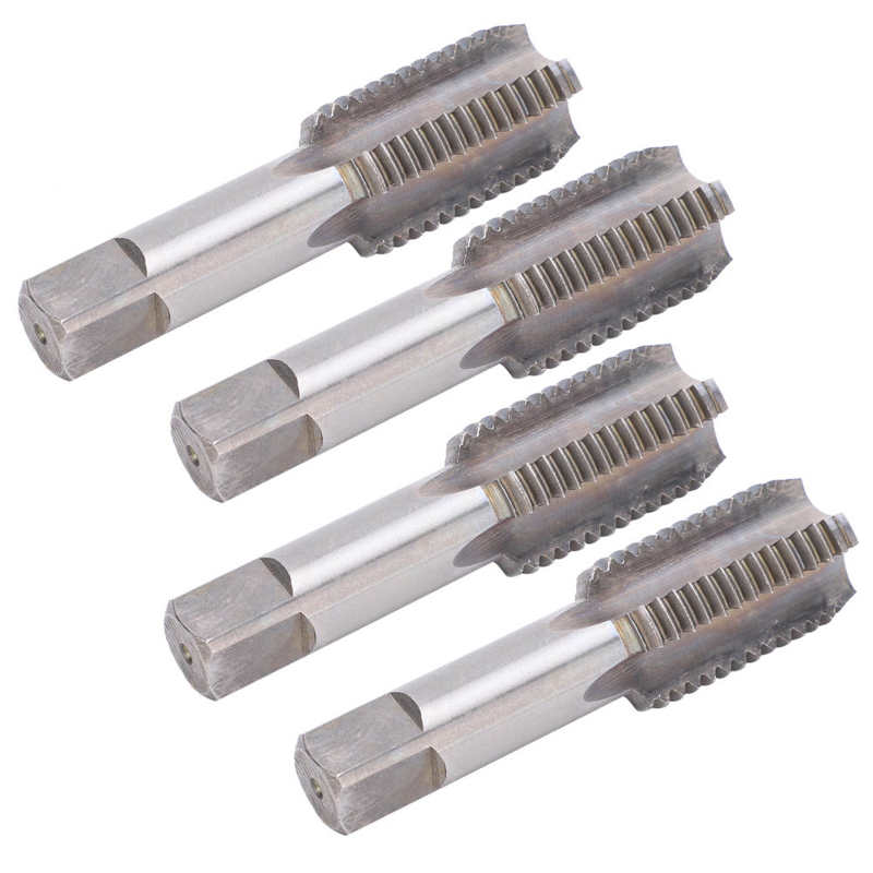 4pcs M30 Hand Screw Tap Alloy Tool Steel High Hardness Straight Flute Tapping Drilling Tools Hand Threading Tap