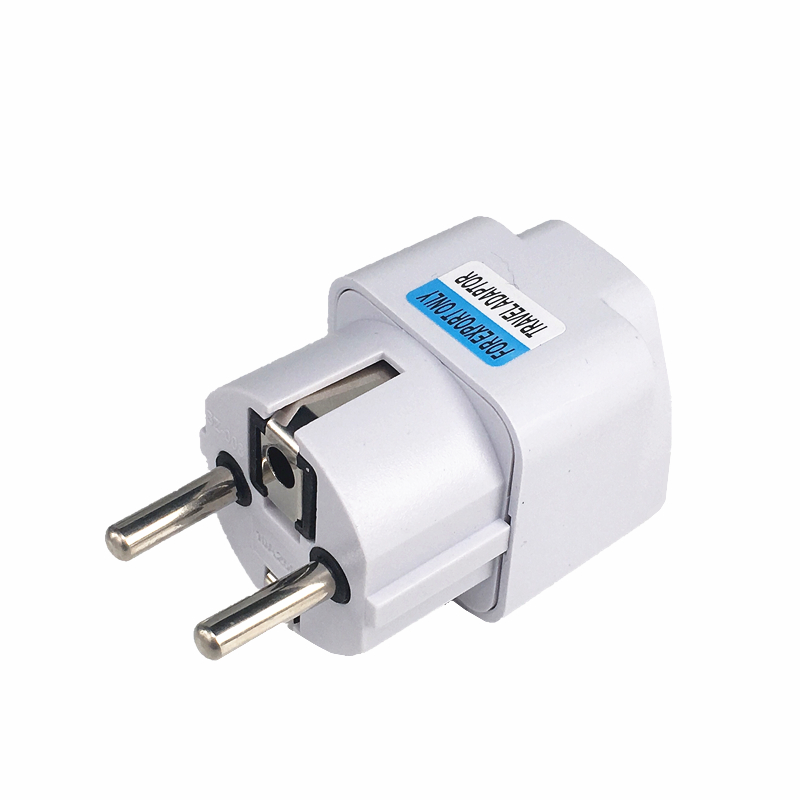 1 stk. universel europæisk eu-stikadapter international australsk uk us til eu euro rejseadapter elektrisk stikkontakt konverter strømstikkontakt