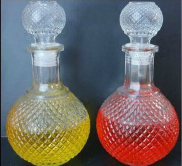 1PC Newest 250ml 500ml 1000ml Crystal Whiskey Wine Shot Glass Bottle with Cap Stopper Drinking Bar Decanter Crystal Bottle