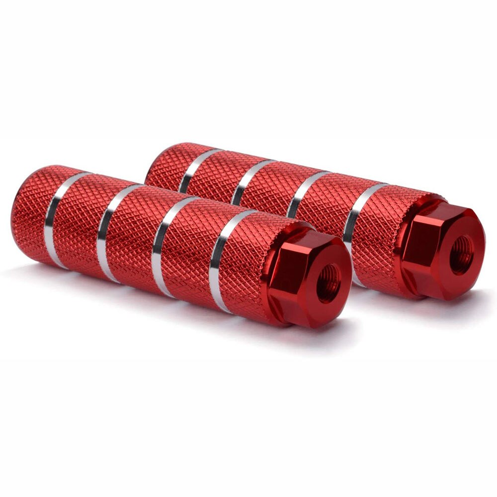 1 pari mtb bmx pyörä metalliseos jalka stunt tapit jalkatuki nuppi sylinterin pito sopivat 3/8 '' akseli