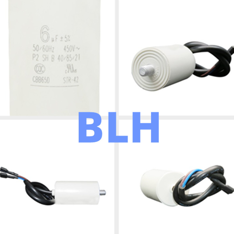 Cbb 65 køleskab/fryser kompressor opstart og drift kapacitans 450v 450 vac 2uf 2.5uf 3uf 3.5uf 4uf 5uf 6uf 7uf 8uf 12uf