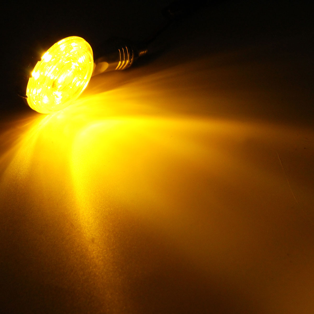 12V Chrome Skull LED Motorcycle Knipperlichten Indicator Lamp voor Davidson Dyna Softail Sportster 883 Street Glide