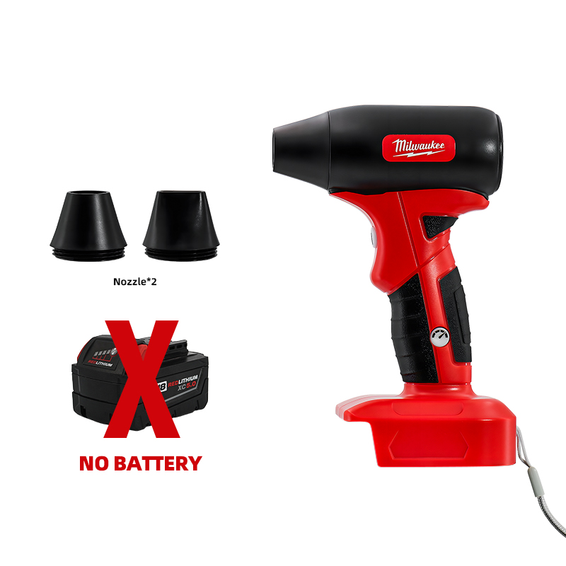 Milwaukee Brushless Electric Turbo Blowers Jet Fan 45M/S Violent 130000RPM Car Dryer Handheld Dust Blowing Tool For 18V Battery: Default Title