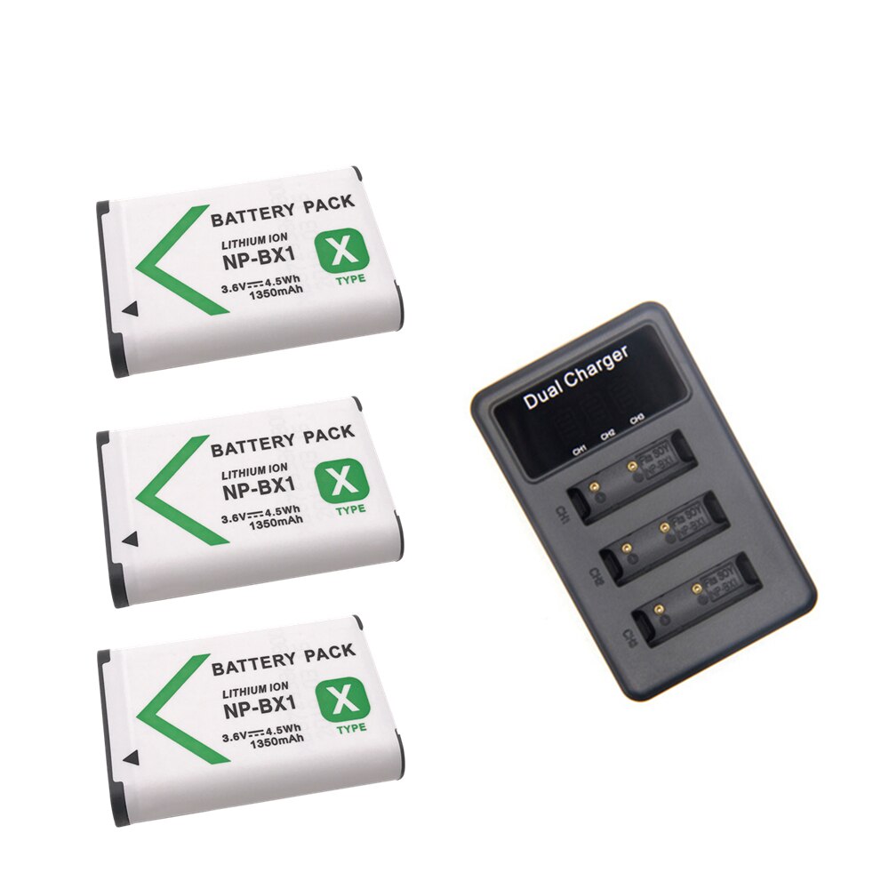 3.6v 1350 mah np -bx1 np bx1 batteri til sony dsc  rx1 rx100 m3 m2 rx1r gwp 88 pj240e som15 wx350 wx300 hx300 hx400: Gul