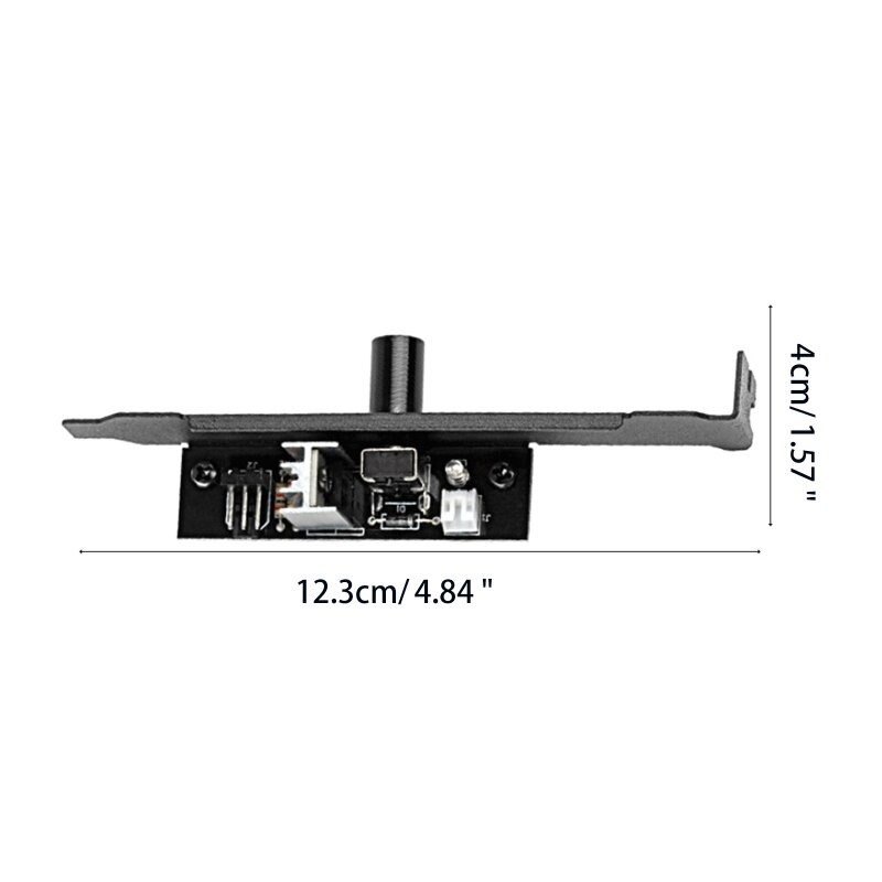 Eenvoudige Installatie 3pin/4pin Pci Cooling Fan Speed Controller Computer Cooling Fan Speed Controller Vervanging