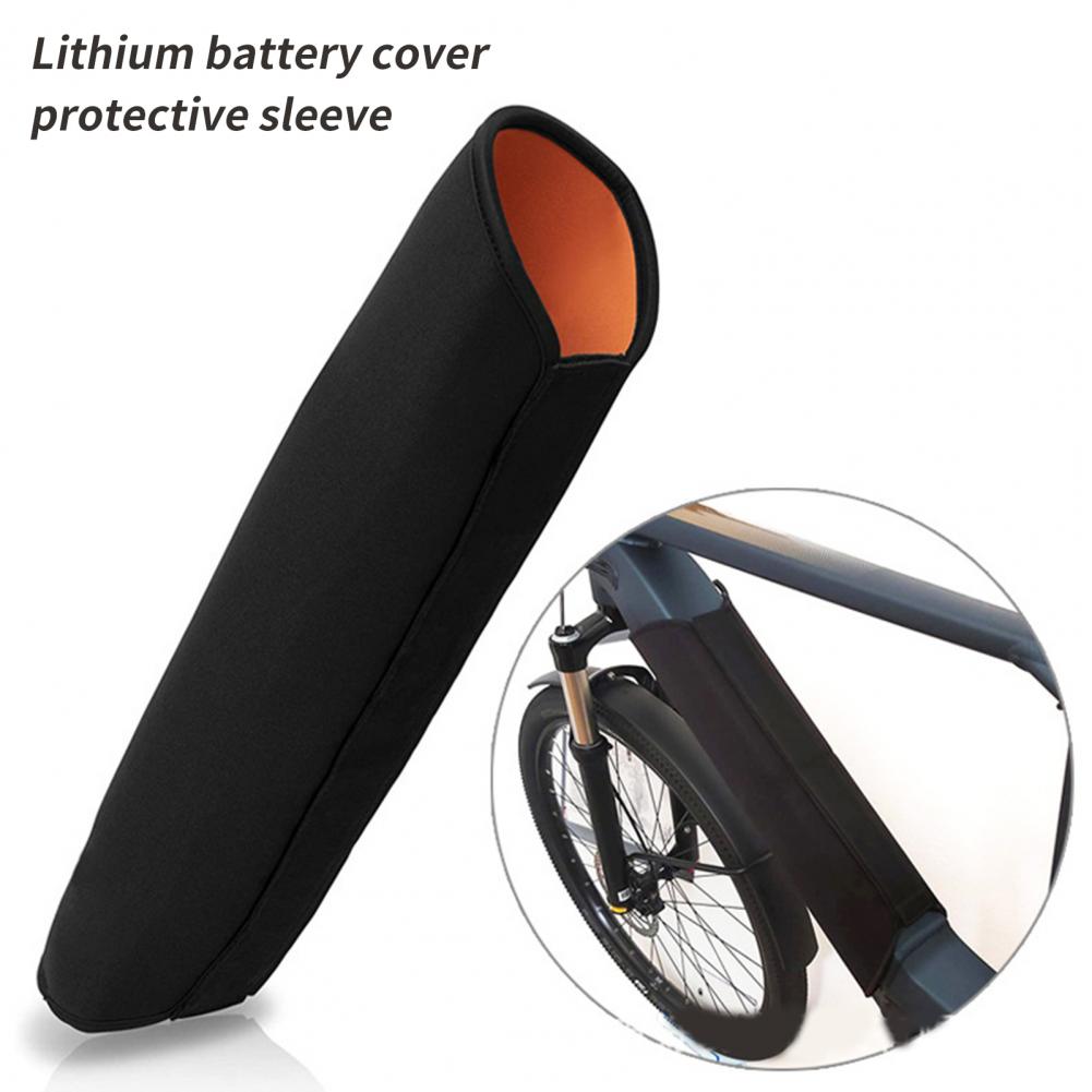 Fietsen Batterij Cover Koude Stofdicht Chloropreenrubber Goede Taaiheid E-Bike Batterij Cover Voor Rijden