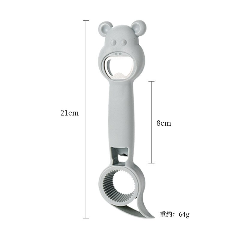 Multifunctional 4 In 1 Beer Bottle Opener Manual Bottle Corkscrew Home Cap Screwing Device Can Openers Kitchen Bar Tools Acces: B