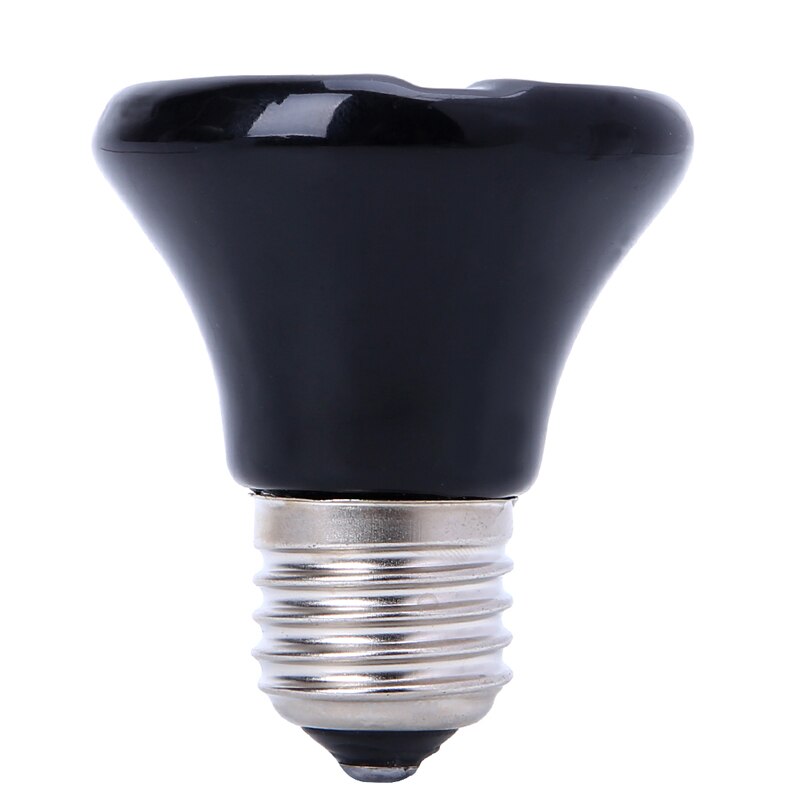 Emisor de luz de calor, calentador de bombillas, Mini infrarrojo para lagarto araña para caja de reptiles, lámpara de calefacción para mascotas de 25/50/75/100W