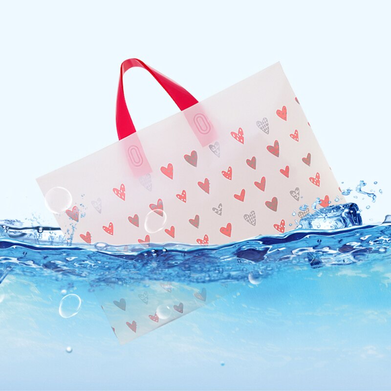 50 stk holdbare vareposer detaljhandelsposer til boutique goodiebags poser bulk favoriserer ekstra tykke gjenbruksposer