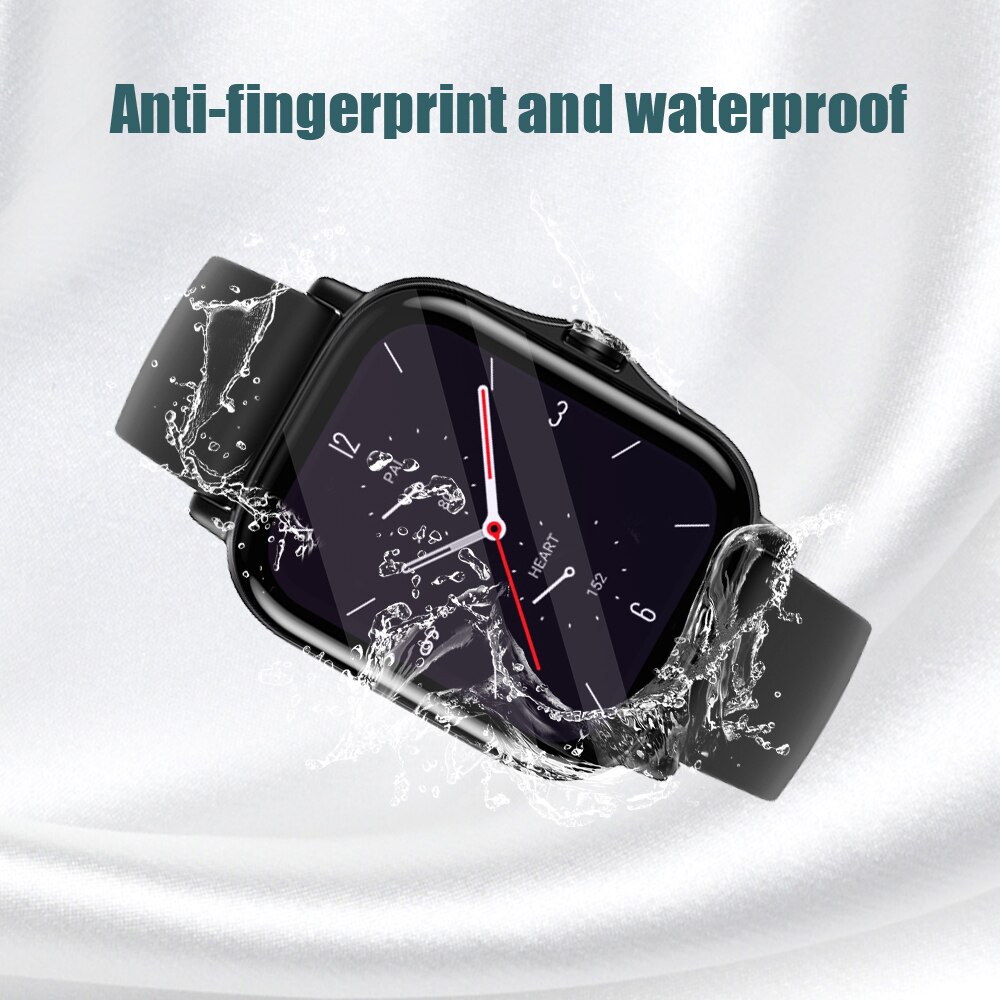 Miękkie włókno szkło ochronne przezroczysta folia do Amazfit GTS 2 Mini GTS2 GTS2e Bip S U Pro Smartwatch ekran futerał ochronny