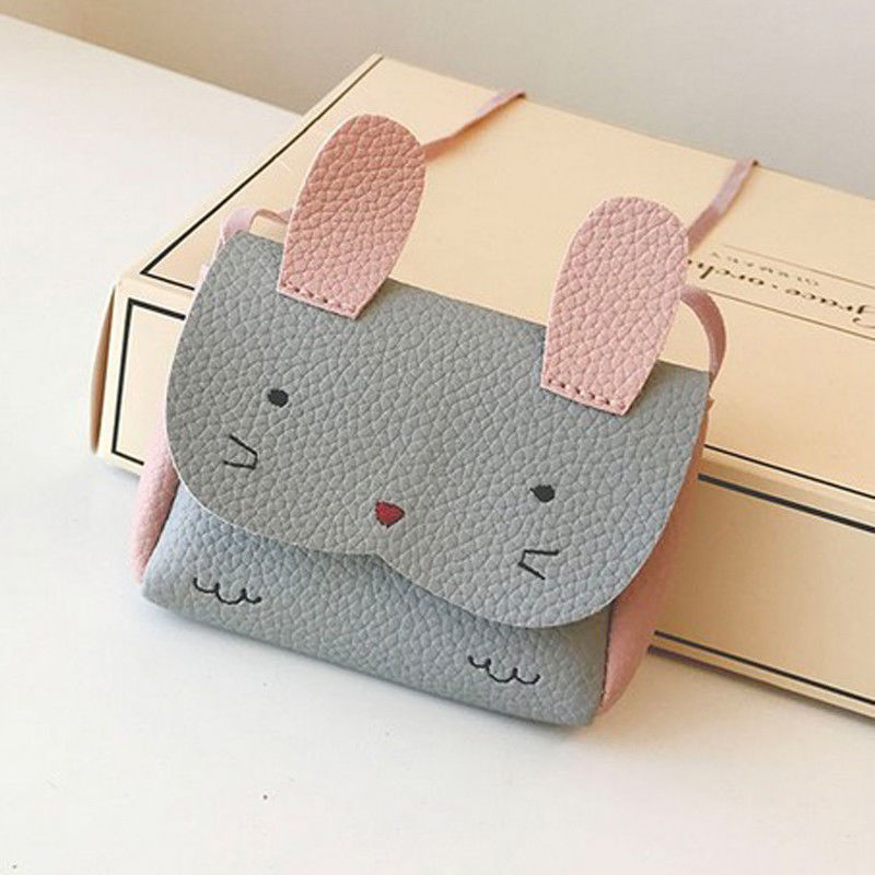 Mädchen Teens Handtasche Tote Geldbörse Satchel Messager Schulter Kleine Umhängetasche Tasche: Grau