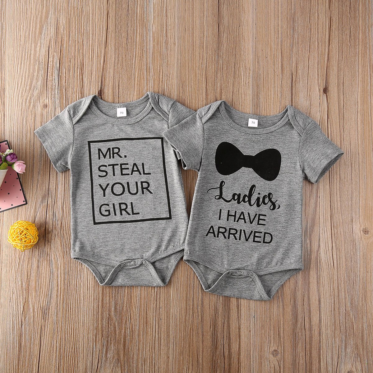 Summer Newborn Infant Baby Boy Bodysuit Child Short Sleeve Funny Words Print Jumpsuit Clothes Outfits Set
