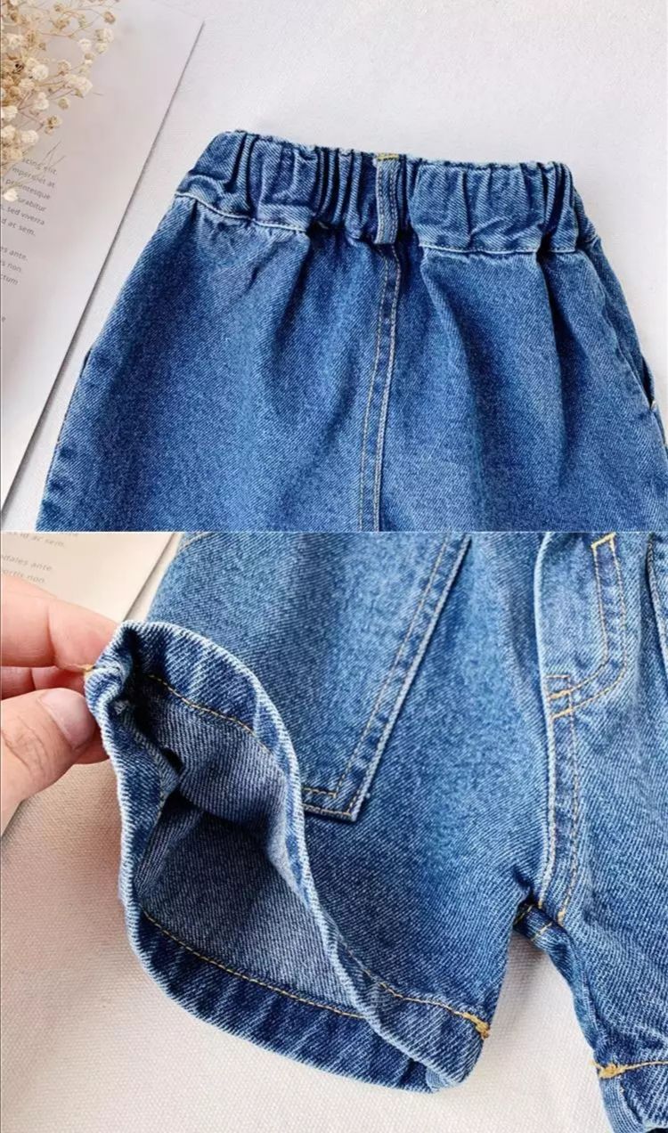 VIDMID jeans casual per ragazzi e ragazze pantaloncini per bambini pantaloncini di jeans estivi per bambini P6120