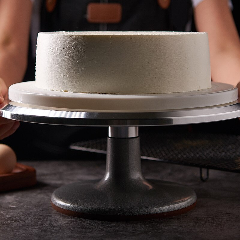 Birthday Cake Turntable Set 10 Inch 12 Inch Turntable Decorating Non-slip Silicone Mat Baking Cake Turntable