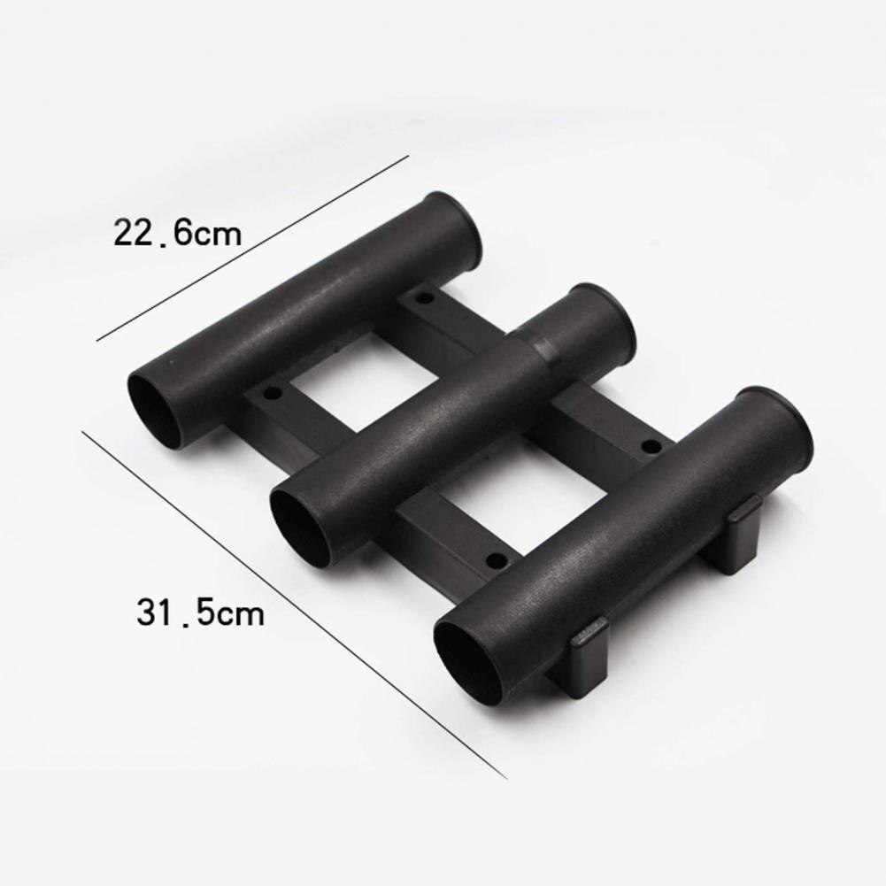 Mount Rod Holder Simple Three-Pole ABS Thicken Plastic Rod Stand for Fishing