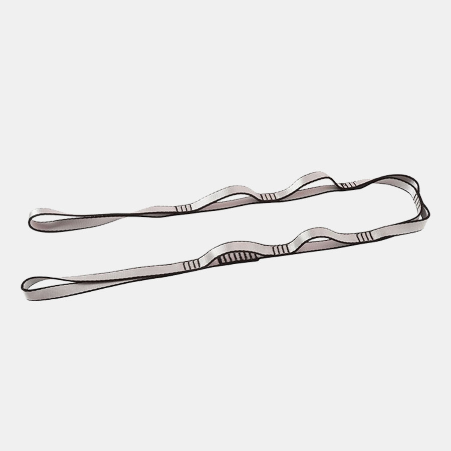 1 Antenne Yoga Hulp Hangmat Stropdas Touw Yoga Chrysanthemum Touw Yoga Stretch Band: Zilver