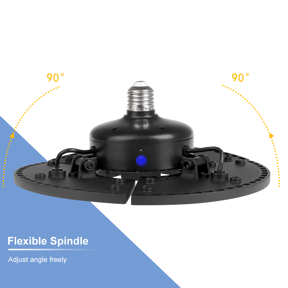 Garage LED Ceiling Lamp E27 Spotlight Waterproof High Bay Light Industrial Workshop Warehouse Lighting AC110-220V Led Chandelier