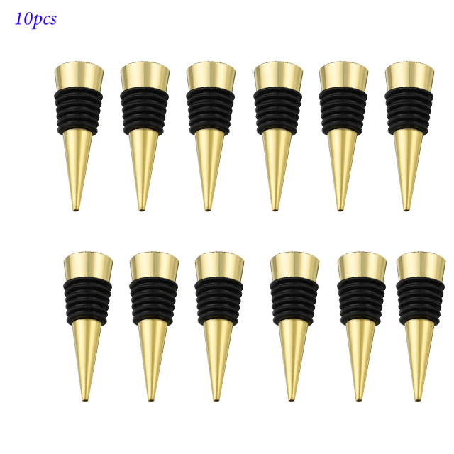 Zinc Alloy Wine Bottle Stopper Rubber Wine Stoppers Reusable Bottle Stoppers for Kitchen, Bar, , Party, Wedding