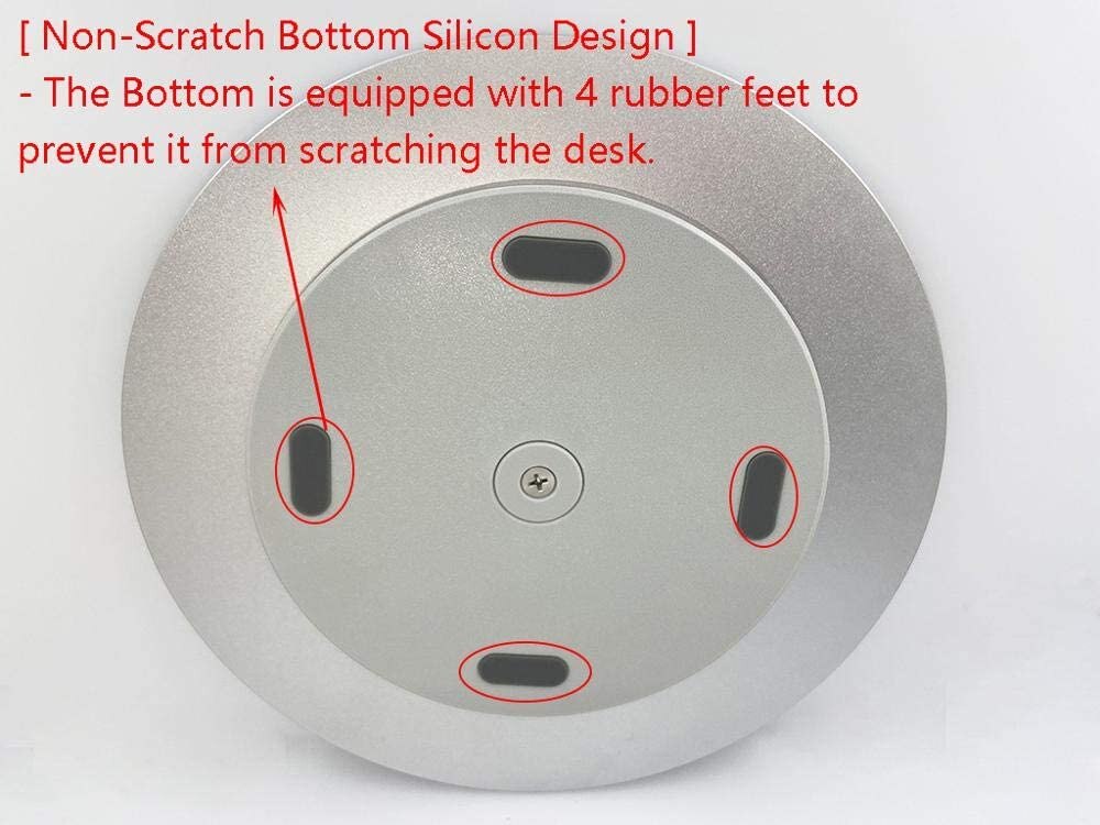 360° Rotation Monitor Stand Holder for Apple iMac 24” 27” Base Dock Universal Monitor Stand Desk for iPad Pro,Air,Mini iPhone 12