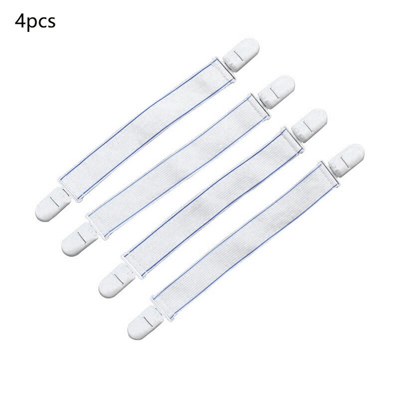 4Pcs Grippers Suspender Cord Hook Loop Clasps Adjustable Elastic Mattress Cover Adjustable Bed Sheet Fasteners Straps 35: Single button 4 pcs