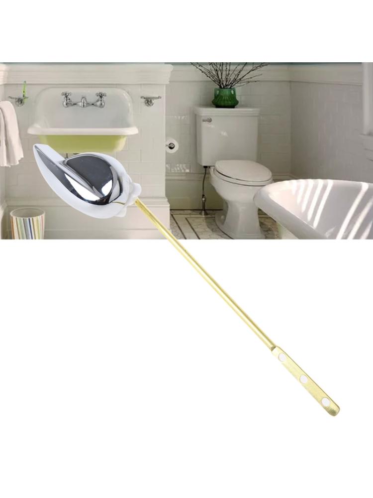 Front/Side Straight Rod/Side Curved Rod Old-fashioned Toilet Copper Rod Handle