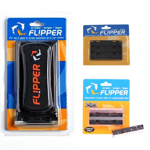 FLIPPER Float Aquariums Glass Brush Magnetic Algae Cleaner Fish Tank Cleaning Tool Fish Cleaner Brush Algae Scraper Tools