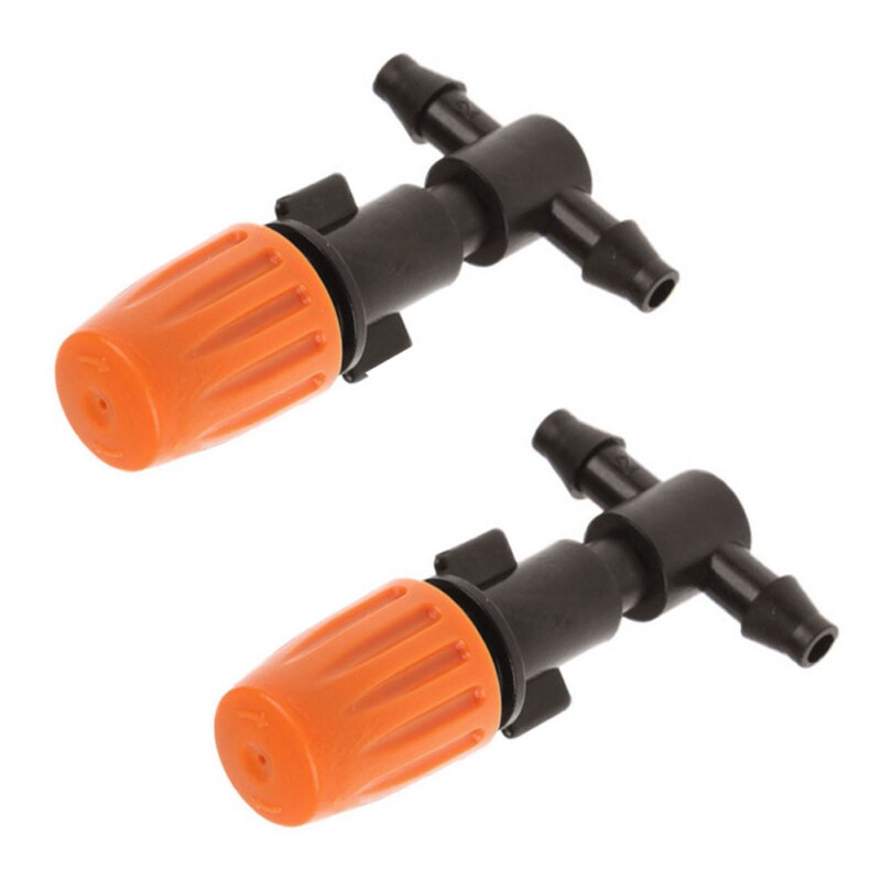 10 stk oransje vanntåke forstøvningsspray sprinklerdyser for hageplanter vannspray til drivhus dryppvanning