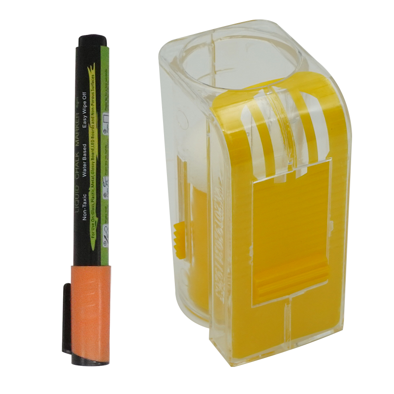 kit di pennarelli per apicoltura Ape regina re ricevitore marcatore bottiglia &amp; 8 colori penne per marcatura apicoltura uso strumento per apicoltore 1impostato: arancia