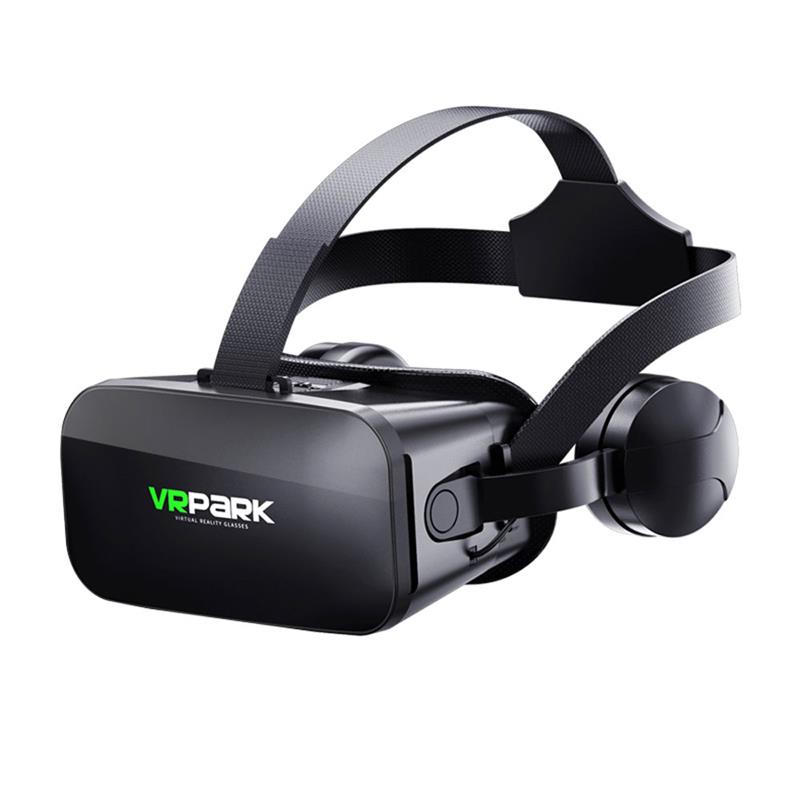 VR Virtual Reality 3D Glasses Box Stereo VR goggles Cardboard Headset Remote Control for IOS Android Smartphone,Wireless Rocker: With headset