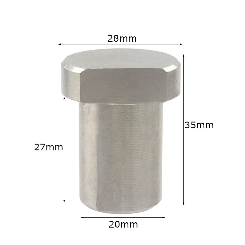 Arbejdsbænk stop tenon fix desktop tenon limit-block 20mm rustfrit stål til træbearbejdning bord tilbehør