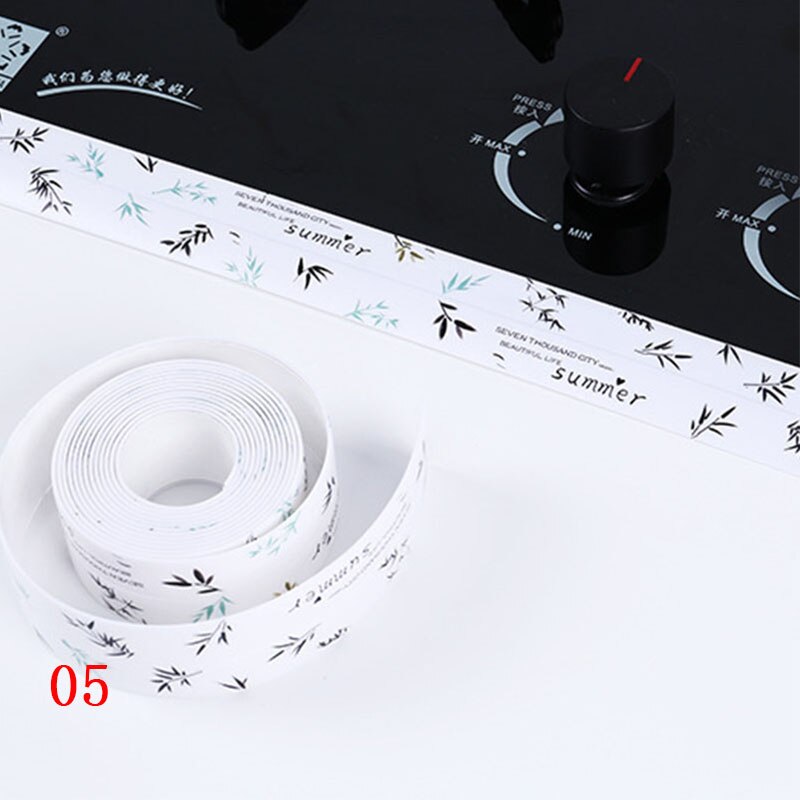 Kitchen joint sealing strip waterproof strip bathroom toilet slot corner tape: 05