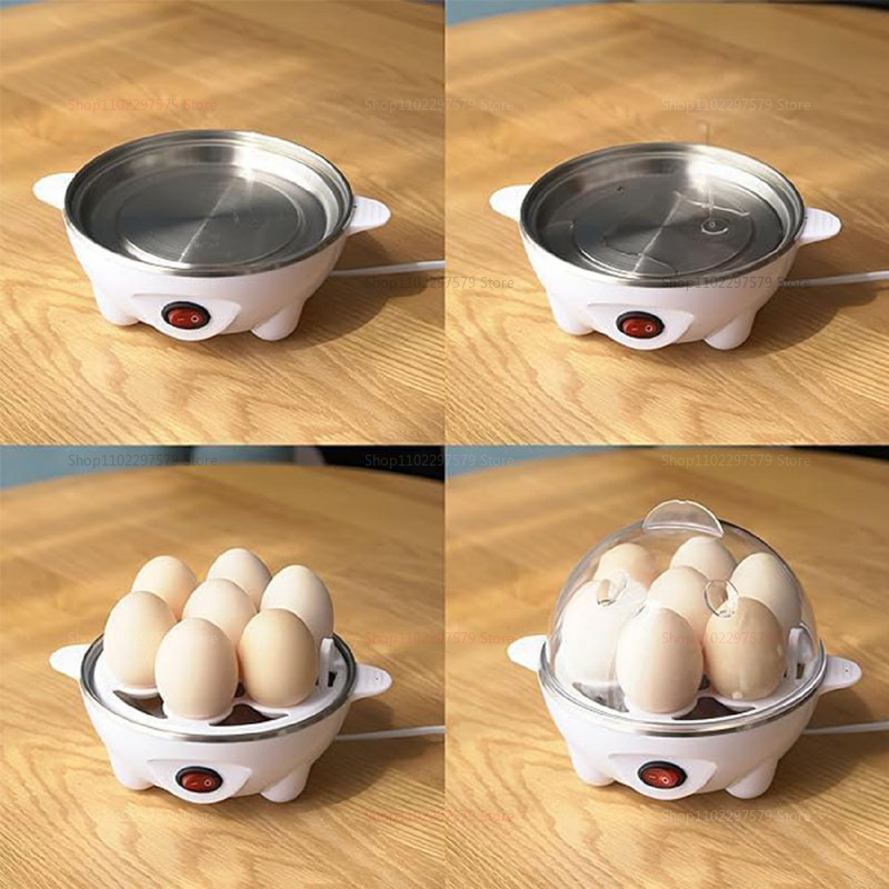 Elektryczny parowar robić jajek, szybka mini maszyna robić gotowania jajek na jajka w kawie, jajka w jajecznicy, omlety, automatyczne wyłączanie, urządzenie kuchenne