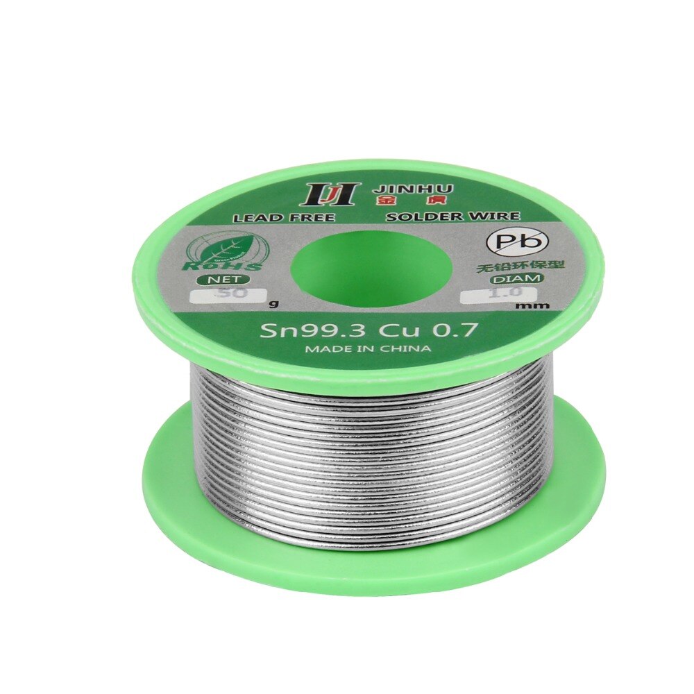 50g Lead-free Solder Wire 0.5-1.0mm Unleaded Lead Free Rosin Core for Electrical Solder RoHs