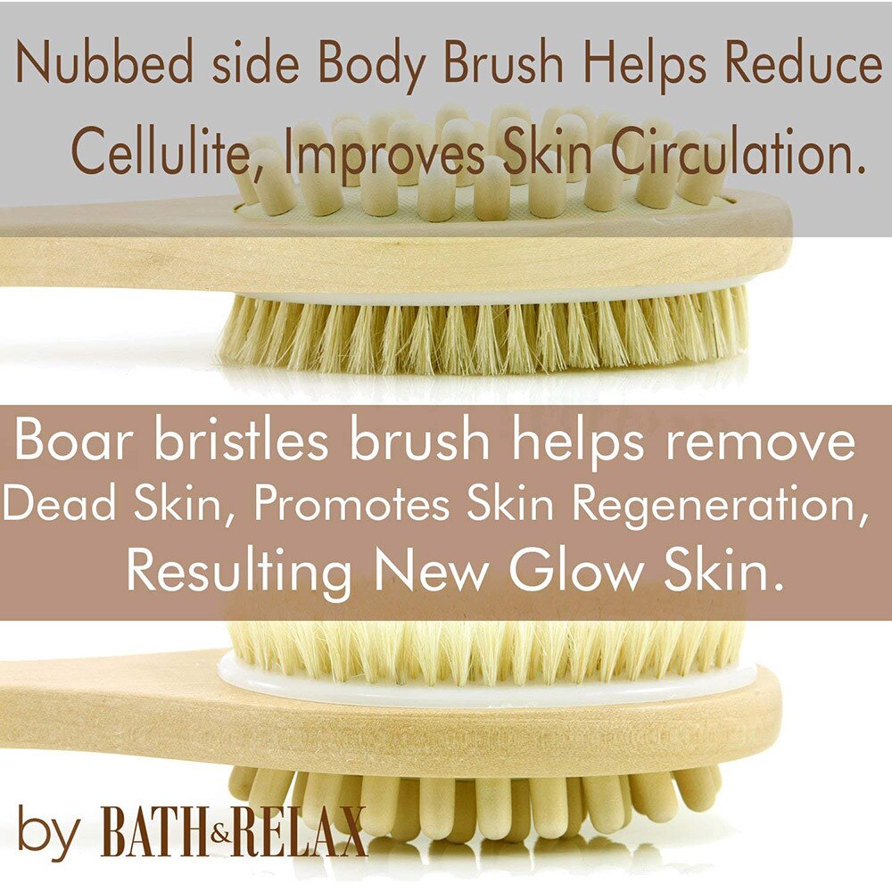 Natuurlijke Lange Hout Houten Body Borstel Massager Bad Douche Terug Spa Scrubber Natuurlijke Hout Bad Body Borstel Schoonmaak Tool #41