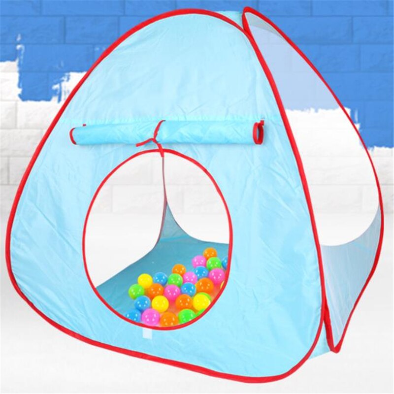 Draagbare Kids Play Tent Kinderen Indoor Outdoor Oceaan Ballenbad Vouwen Cubby Speelgoed Kasteel Enfant Kamer Huis Cadeau Voor Kinderen