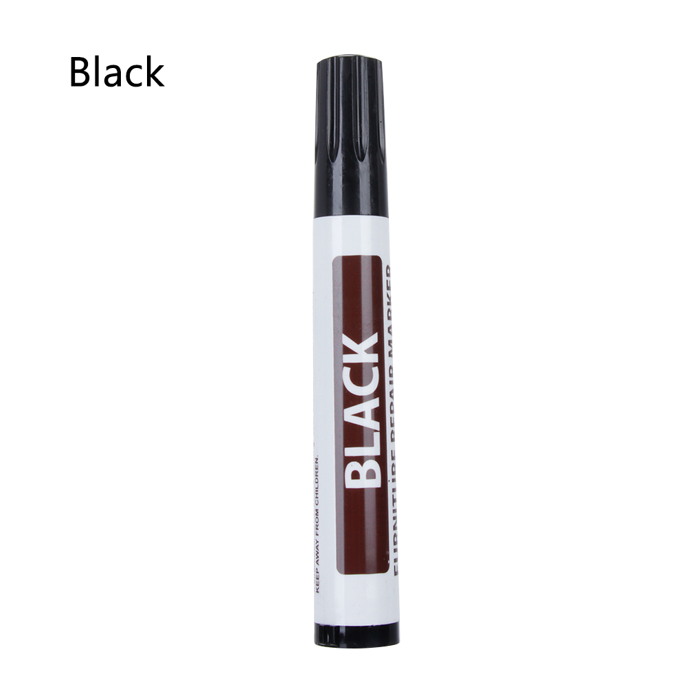 1PC Furniture Repair Pen Scratch Filler Paint Pratical Restores Fix Marker Scuffs Refinishing Tools Home &amp; Living Accessories: black