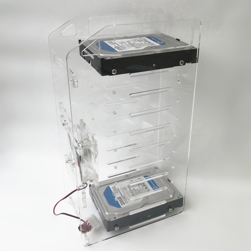 DIY Transparent Hard Disk Extension Rack--3.5Inch Desktop Computer External Hard Drives HDD Hard Disk