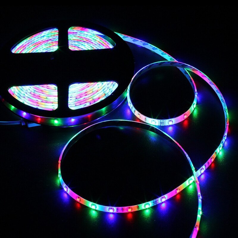 20M 3528 RGB LED Strip Light 1200Leds Waterproof Flexible LED Light Strip With 44 Key Remote For Halloween Christmas