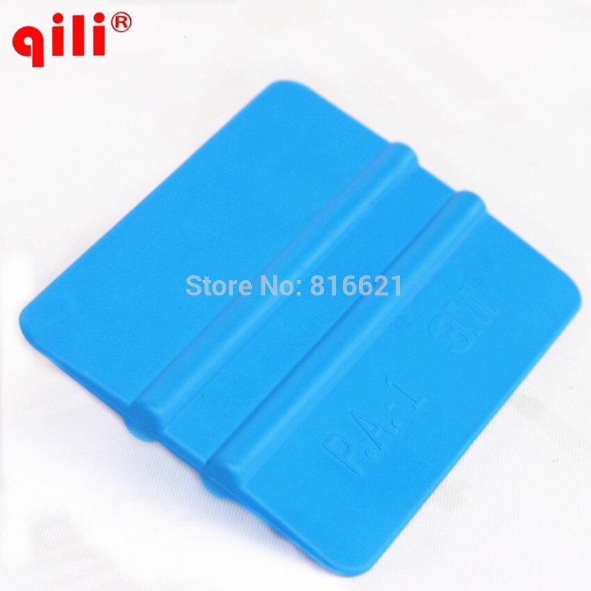 Qili qg -40 med størrelse 10cm*7cm bil vinyl film indpakningsværktøj blødt fleksibelt gummiskraberværktøj