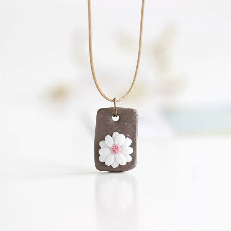 Hand-drawn cartoon weaving small and pure and fresh and the contracted wind of handmade ceramic bracelet #1617