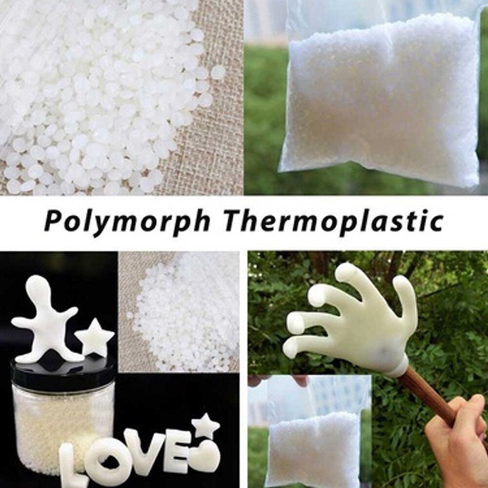 Lote de 20/150/200g de bolitas de plástico moldeables de Polymorph, variadas de 80 °C, manualidades de PCL termoplástico DIY, suministros hechos a mano, nueva