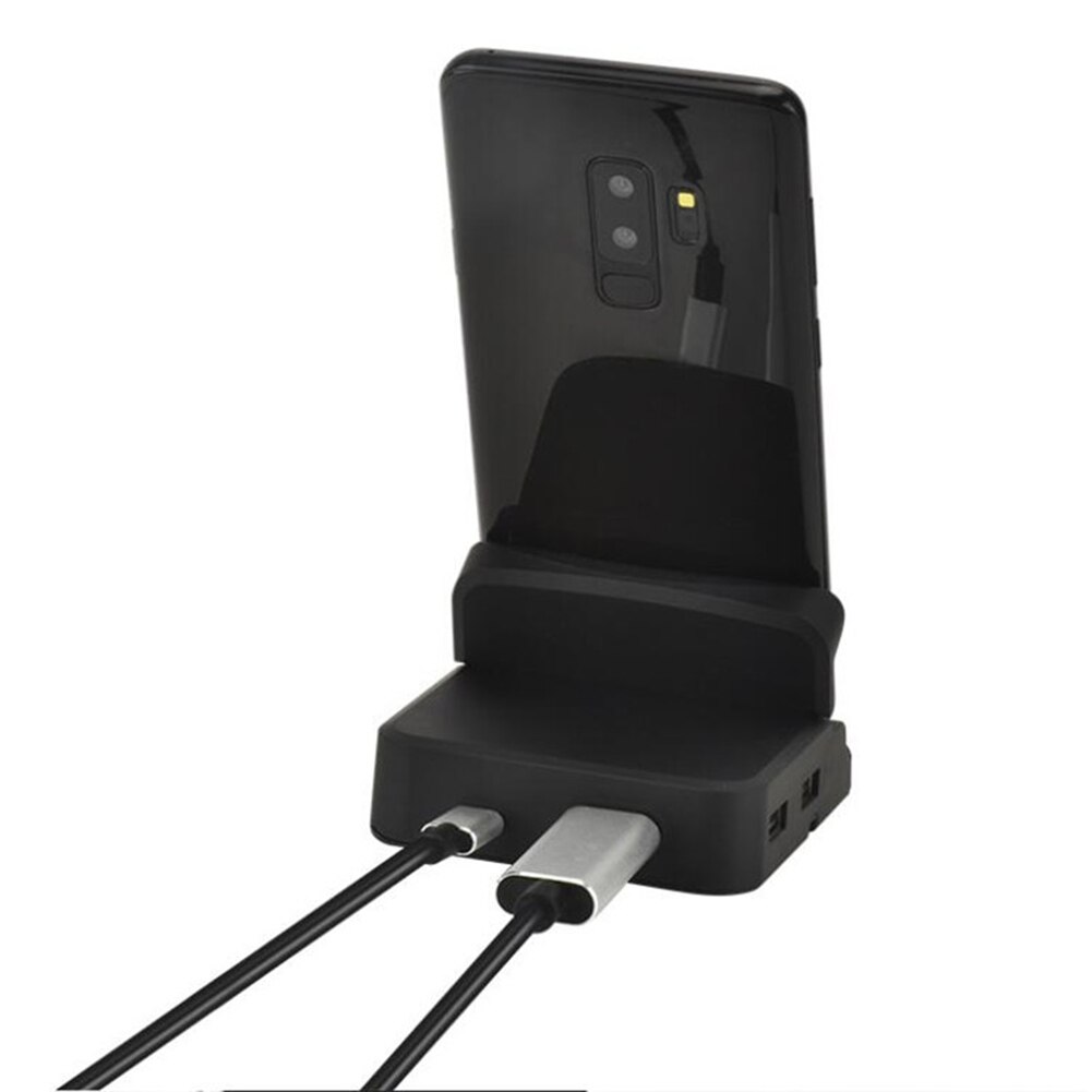 Hub Docking Station Telefoon Stand 1Pc Thuis Leveringen 3.0 Sd Tf Card Pd Type C Voor Macbook Bank Accessoires 6 In 1 Dex Pad