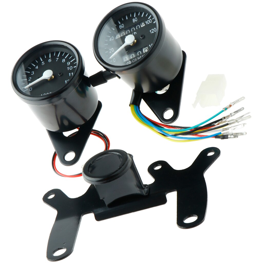 Speedometer/Odometer/ Tachometer Gauge Indicator With Bracket 0-160 Km/h