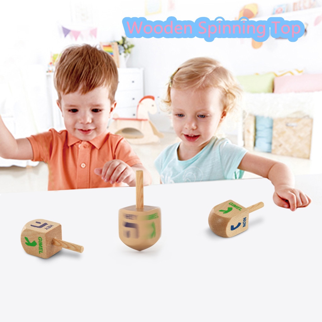 Houten Tol Klassieke Speelgoed Kinderen Kids Educatief Speelgoed Besluitvorming Tol FH5