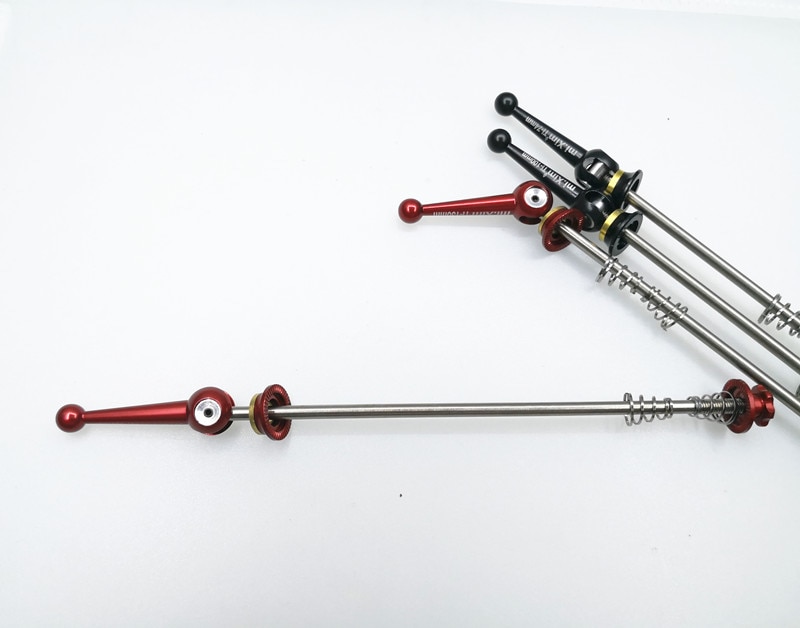 1PCS MTB Bicycle Skewer titanium quick-release hub axle wheel mountain folding road bike Size 74MM/100MM/130MM/135MM