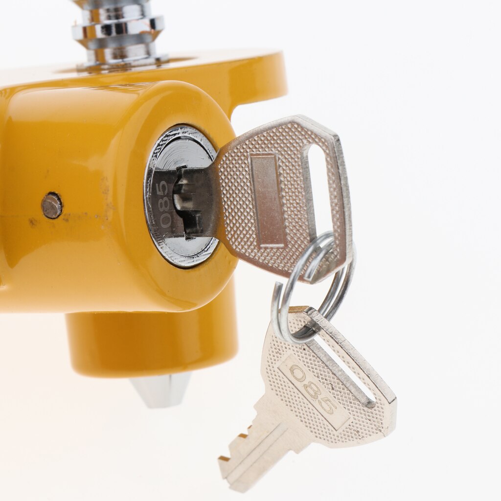 Hitch Ball Coupler Lock Trailer Works on 2" 1 7/8" 2-5/16" Balls ! 2 Keys!