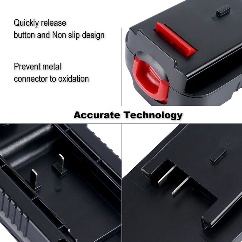 HPA1820 Vervanging Adapter Voor Black &amp; Decker/Stanley/Porter Kabel 20V Max Lithium Batterij Converteren Naar Voor 18V Nicad Nimh Gereedschap