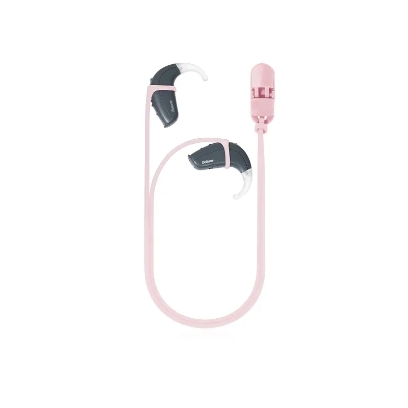 Hoortoestellen Anti Verloren Clip Siliconen Elastisch Touw Waterdichte Bluetooth Protector Headset Hoortoestellen Accessoire voor Kind Volwassen: Blauw